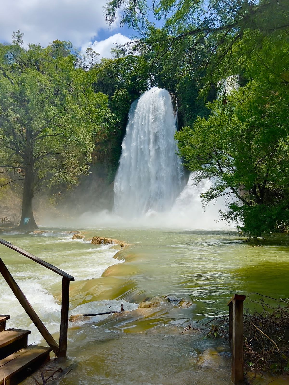 Listas las cascadas de la Huasteca Potosina para el verano