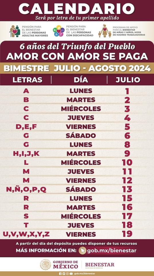 Gobierno Federal reanudará la entrega de Pensiones y Programas para el Bienestar este 1 de julio