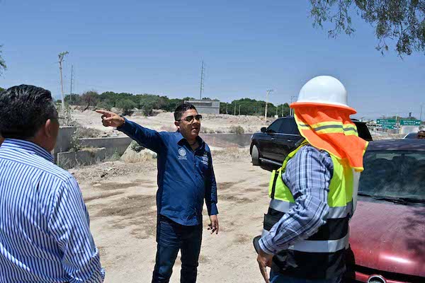 Supervisa RGC obras de ampliación del Río Santiago