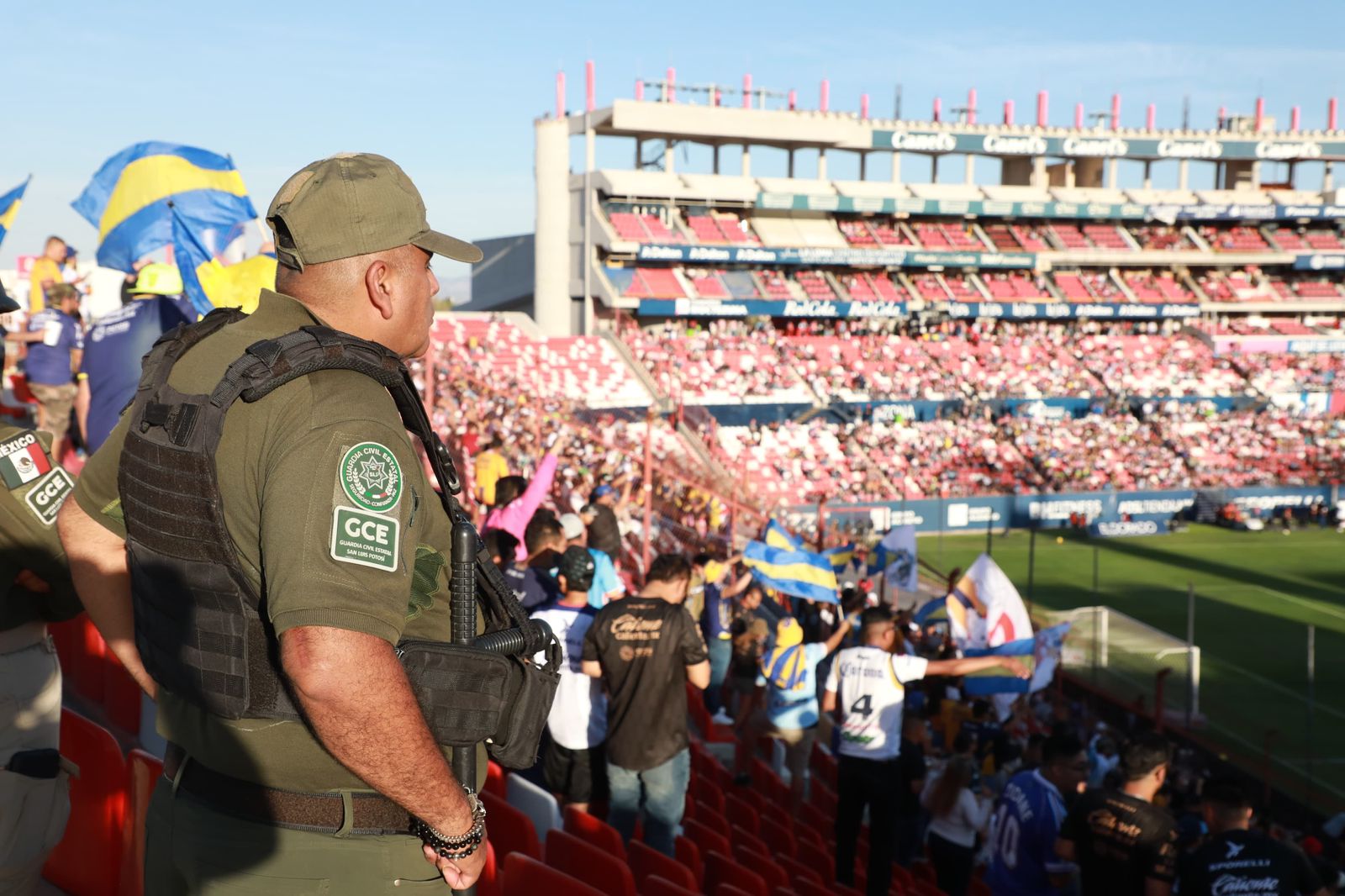 Coordinan operativo de seguridad por torneo de la Liga MX en SLP