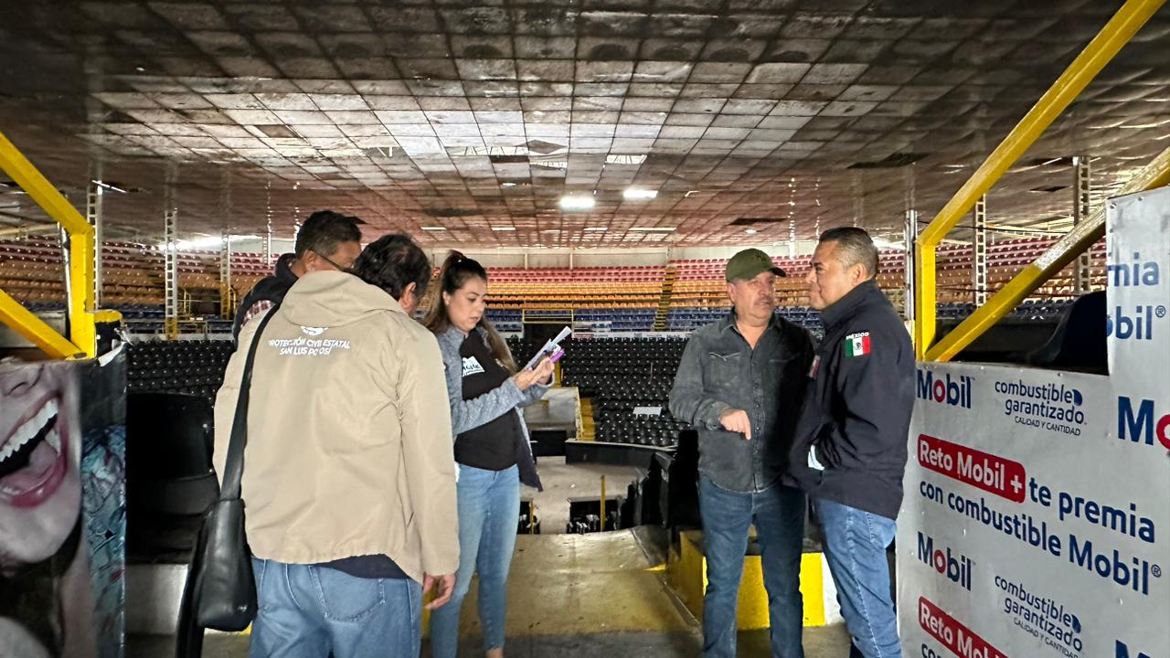 Inspeccionan autoridades espacios de la Fenapo