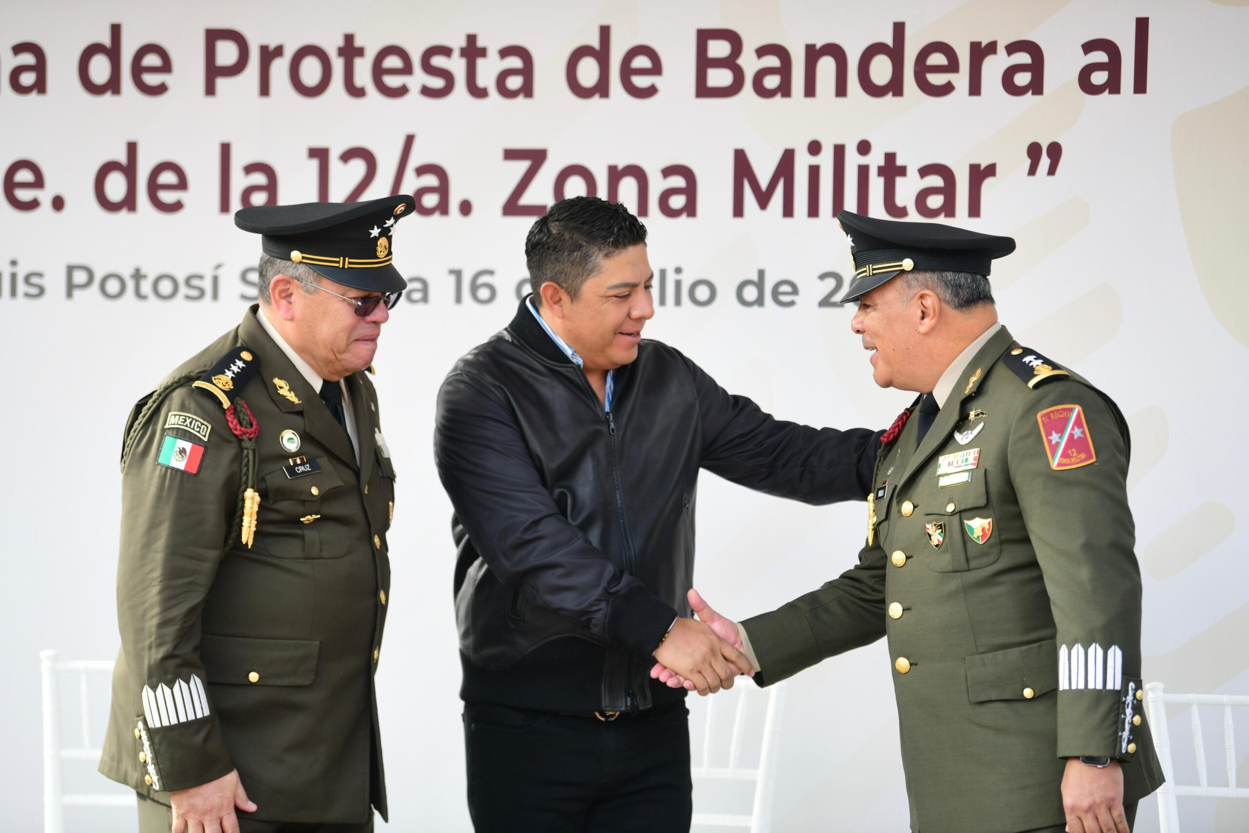 Reconocen trayectoria de nuevo mando militar en SLP