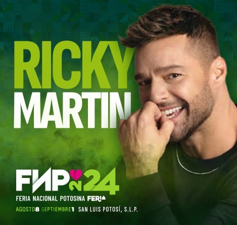 Ricky Martin se presentará gratis en la Fenapo 2024