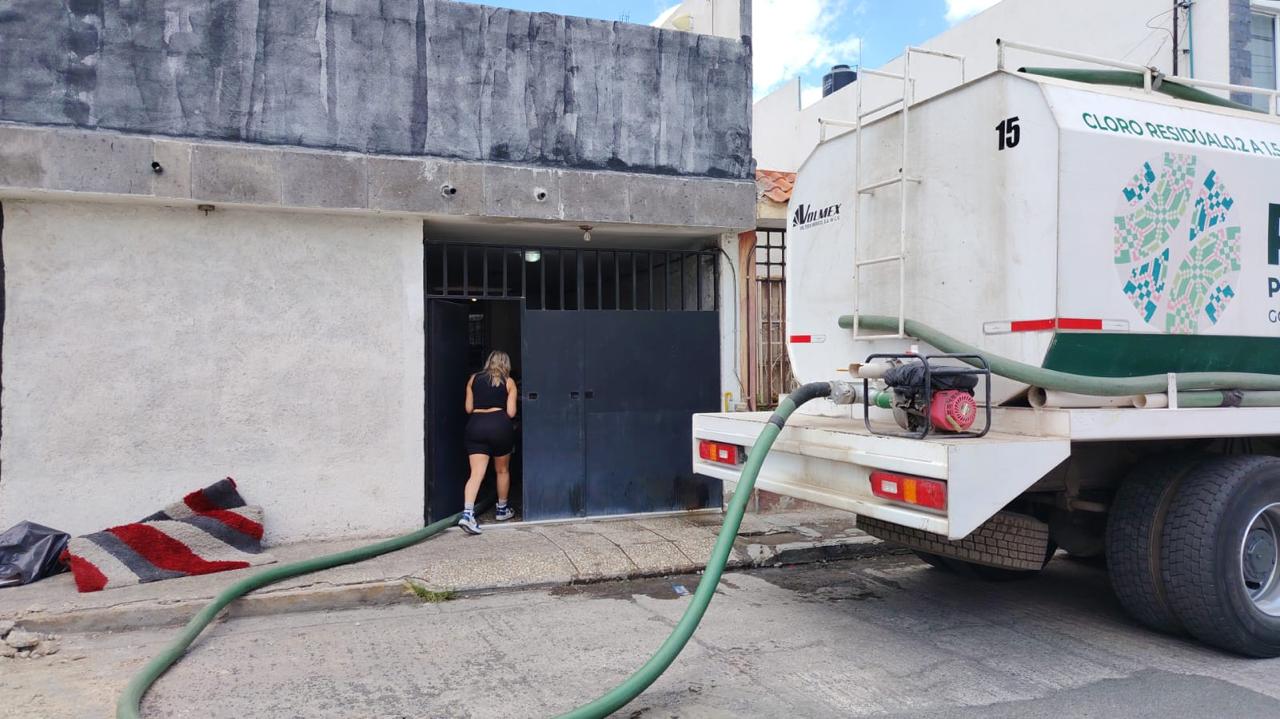 Avanza abastecimiento de agua con cerca de 30 millones de litros al mes