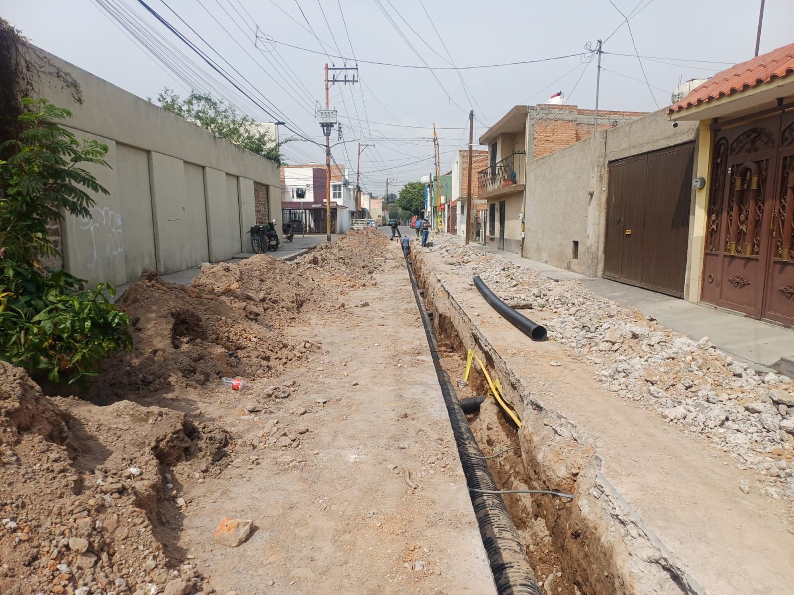 Interapas sustituye más de mil 500 metros de drenaje sanitario en la Zona Metropolitana