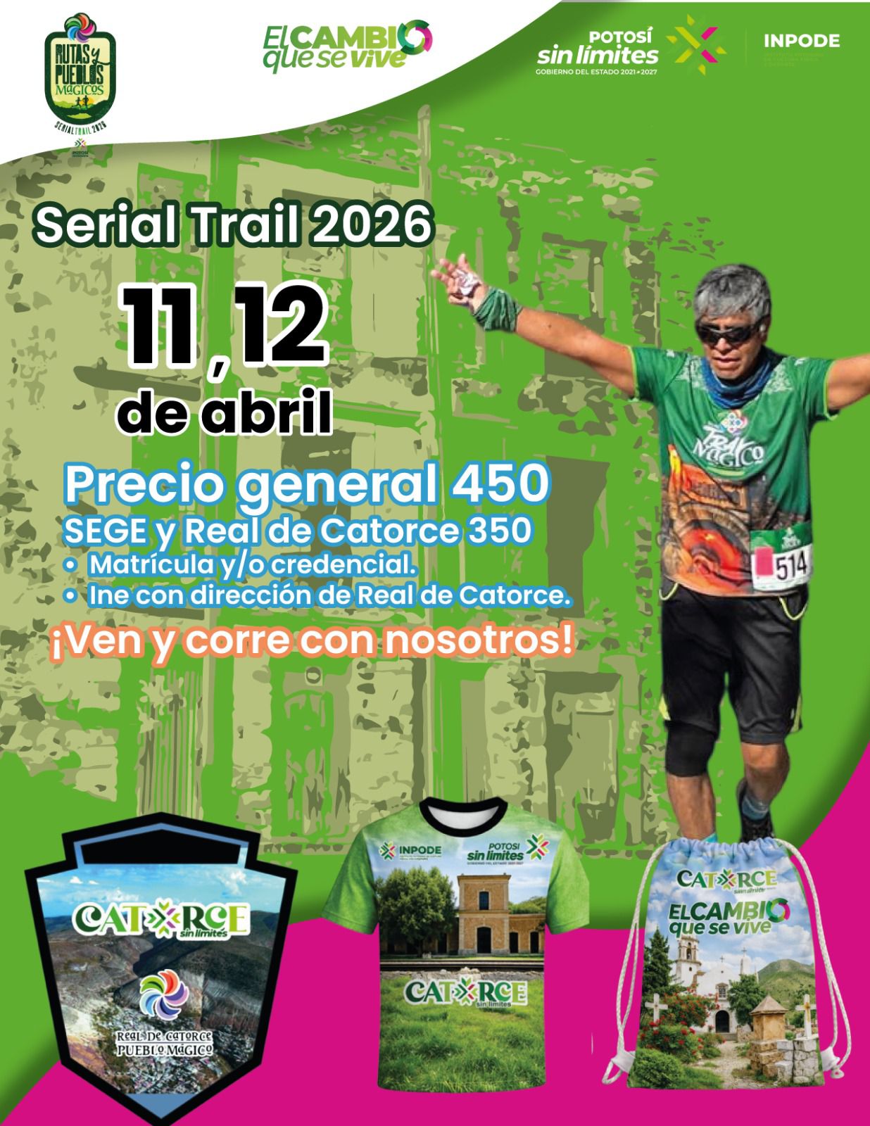 Todo listo para vivir el Serial Trail Mágico en Real de Catorce