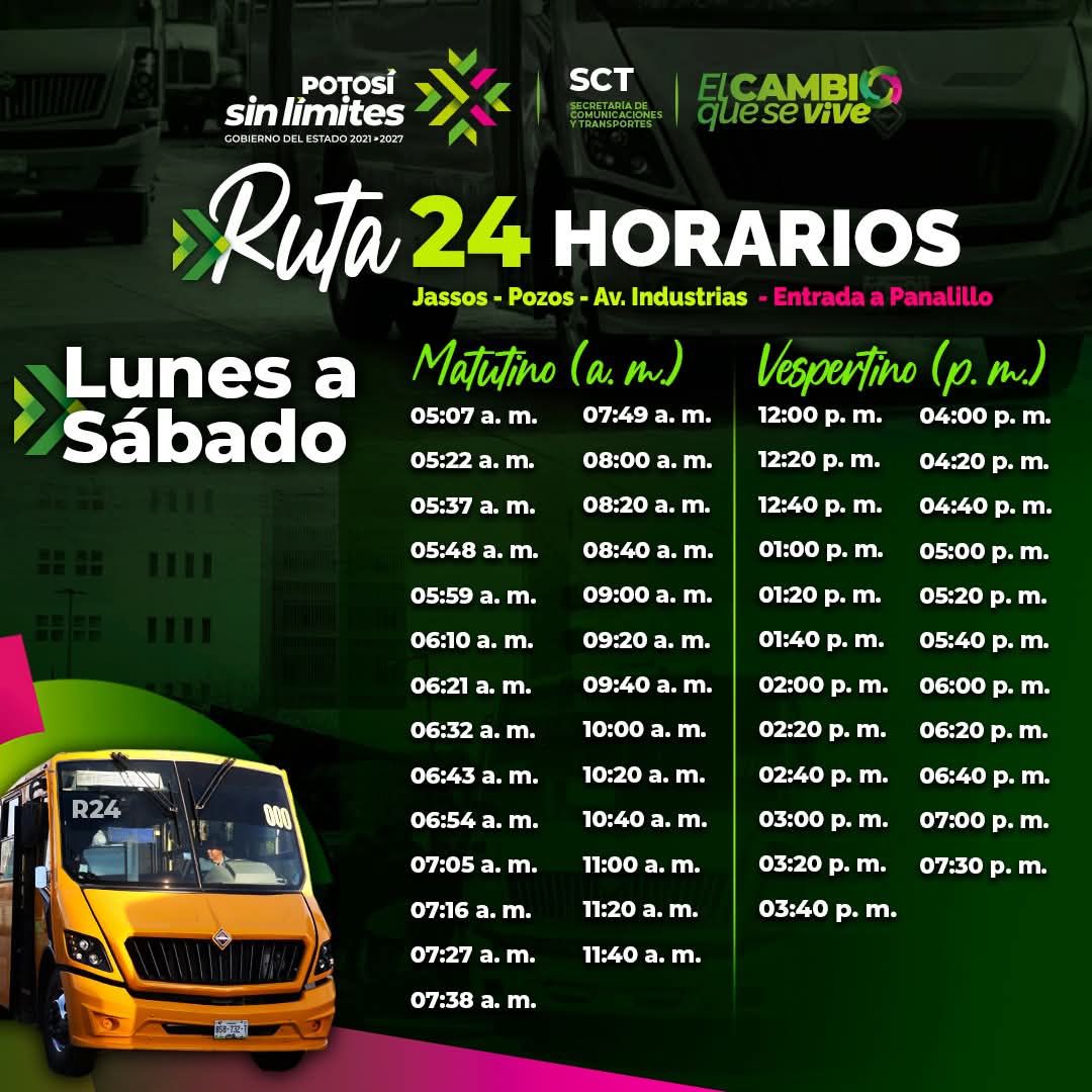 SLP amplía la ruta 24 y mejora la movilidad metropolitana