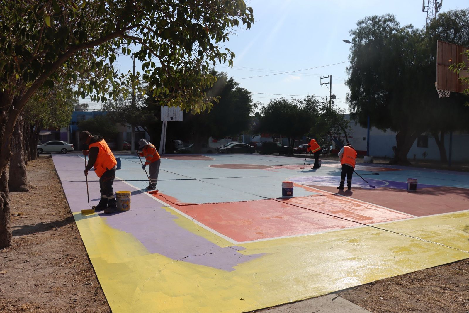 Continúa el rescate y mejoramiento de espacios deportivos en SLP