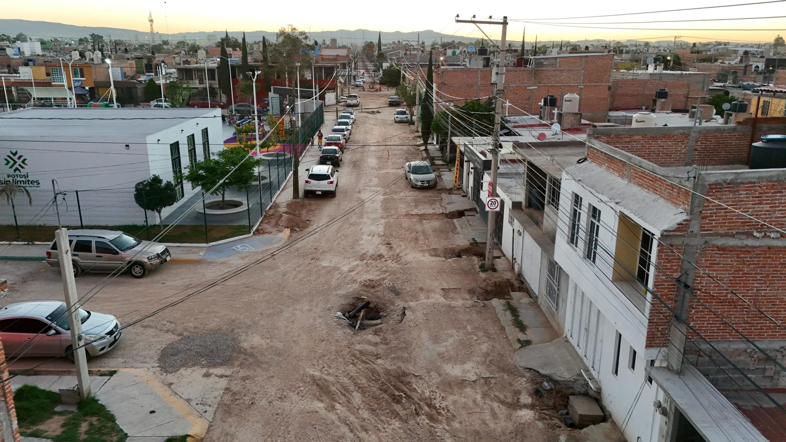 Avanza rehabilitación vial en la colonia El Palmar
