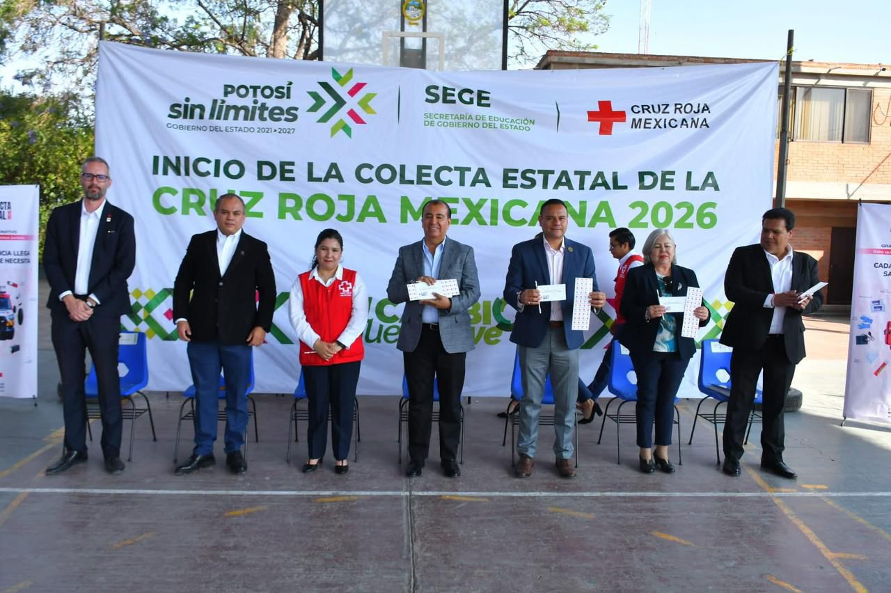 Estado arranca colecta de la Cruz Roja Mexicana