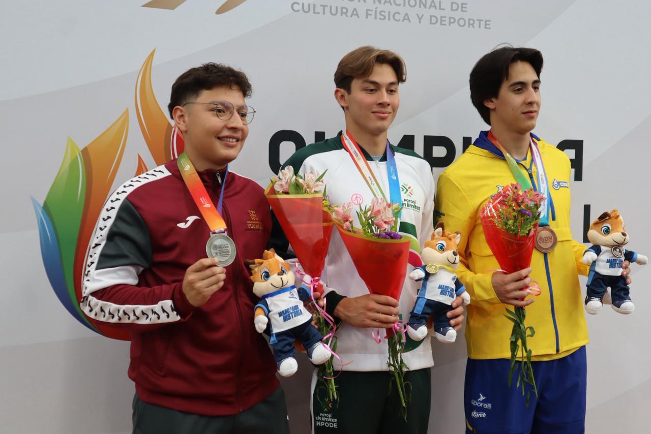 SLP cierra con éxito su participación en natación de la Olimpiada Nacional